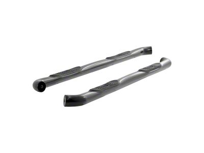 3-Inch Round Side Step Bars; Black (17-24 F-350 Super Duty SuperCrew)