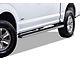 5-Inch iStep SS Running Boards; Hairline Silver (17-24 F-350 Super Duty SuperCrew)