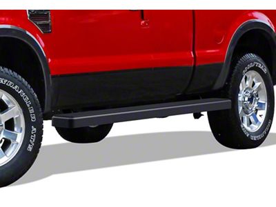 5-Inch iStep Wheel-to-Wheel Running Boards; Black (11-16 F-350 Super Duty SuperCab w/ 6-3/4-Foot Bed)