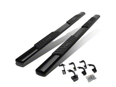 5-Inch Nerf Side Step Bars; Black (17-24 F-350 Super Duty SuperCrew)