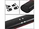 5-Inch Running Boards; Black and Red (17-24 F-350 Super Duty SuperCrew)