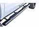 5-Inch Straight Oval Side Step Bars; Semi-Gloss Black (11-16 F-350 Super Duty SuperCab)