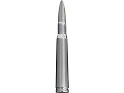 50 Cal Bullet Antenna; 5-Inch; Brushed Aluminum (Universal; Some Adaptation May Be Required)