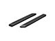 5.50-Inch AdvantEDGE Side Step Bars without Mounting Brackets; Carbide Black (11-24 F-350 Super Duty SuperCab)