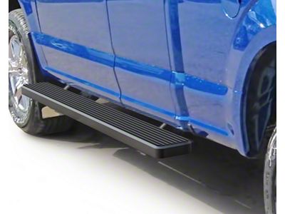 6-Inch iStep Running Boards; Black (17-24 F-350 Super Duty SuperCab)