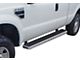 6-Inch iStep Running Boards; Hairline Silver (11-16 F-350 Super Duty SuperCab)