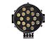 7-Inch Black Round LED Light Kit; Spot/Flood Combo Beam (Universal; Some Adaptation May Be Required)