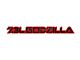 7.3L Godzilla Badge; Reflective Black Shadow (20-24 7.3L F-350 Super Duty)