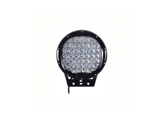 9-Inch Black Round LED Light; Spot/Flood Combo Beam (Universal; Some Adaptation May Be Required)