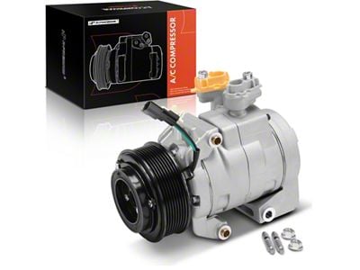 A/C Compressor with Clutch and Pulley (17-19 6.7L Powerstroke F-350 Super Duty)