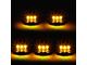 Amber LED Cab Lights; Black (11-16 F-350 Super Duty)