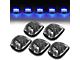 Blue LED Cab Lights; Black (11-16 F-350 Super Duty)