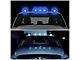 Blue LED Cab Lights; Black (11-16 F-350 Super Duty)