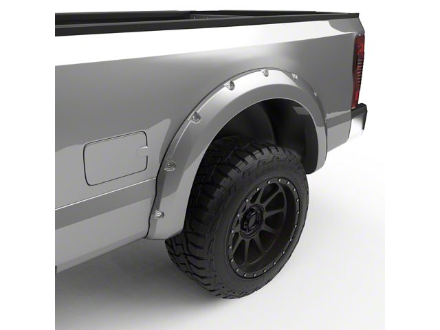 EGR Bolt-On Style Fender Flares; Ingot Silver (17-22 F-350 Super Duty SRW)