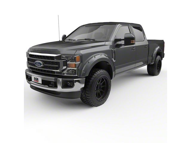 EGR Bolt-On Style Fender Flares; Magnetic Metallic (17-22 F-350 Super Duty SRW)