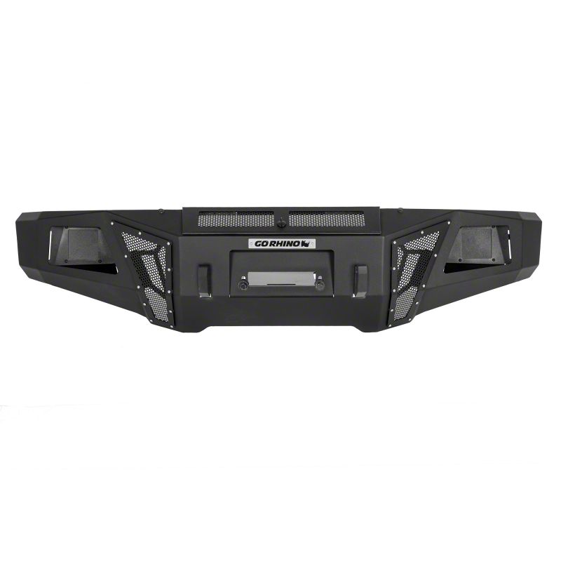 Go Rhino F-350 Super Duty BR11 Winch-Ready Front Bumper; Textured Black ...