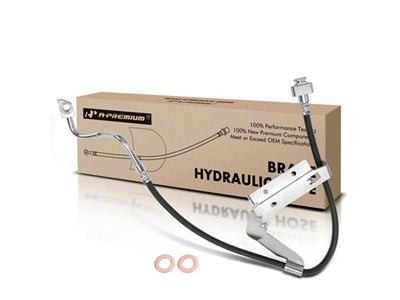 Brake Hydraulic Hose; Front Driver Side (11-12 2WD F-350 Super Duty)