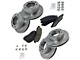 Ceramic 8-Lug Brake Rotor and Pad Kit; Front and Rear (11-12 4WD F-350 Super Duty SRW)