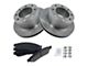 Ceramic 8-Lug Brake Rotor and Pad Kit; Rear (11-12 F-350 Super Duty SRW)