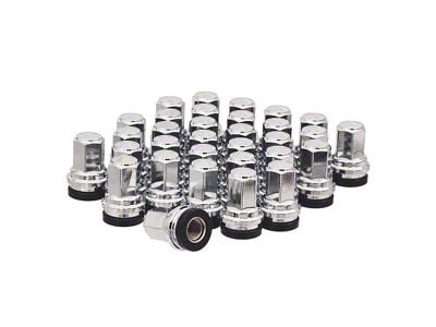 Chrome OE Style Lug Nuts; M14x1.5; Set of 32 (17-24 F-350 Super Duty)