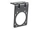 Connector Mounting Bracket for Heavy Duty 7-Way RV Blade; Black