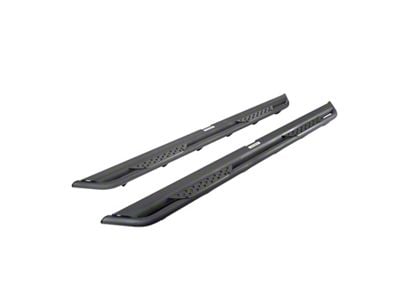 Go Rhino Dominator Xtreme DT Side Step Bars; Textured Black (17-24 F-350 Super Duty SuperCab)