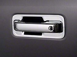 Door Handle Covers; Chrome (17-22 F-350 Super Duty SuperCrew)