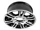 Double 7-Spoke Replica Aluminum Black 8-Lug Wheel; 20x8; 40mm Offset (17-22 F-350 Super Duty SRW)