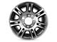 Double 7-Spoke Replica Aluminum Machined 8-Lug Wheel; 20x8; 40mm Offset (17-22 F-350 Super Duty SRW)