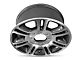 Double 7-Spoke Replica Aluminum Machined 8-Lug Wheel; 20x8; 40mm Offset (17-22 F-350 Super Duty SRW)