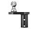 Double Lock 2-5/16-Inch Offset Gooseneck Ball; 4-Inch Rearward Offset