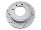 Drilled and Slotted 8-Lug Rotors; Front and Rear (13-22 4WD F-350 Super Duty SRW)