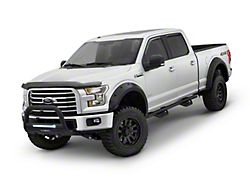 Elite Series Rivet Style Fender Flares; Front and Rear; Textured Black (99-07 F-350 Super Duty SRW)