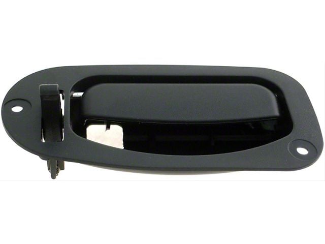 Exterior Door Handle;Rear Left; Textured Black; Plastic (11-16 F-350 Super Duty SuperCab)