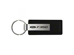 F-350 Leather Key Fob; Black