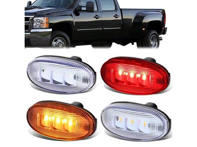 Fender Lights; Clear (11-19 F-350 Super Duty DRW)