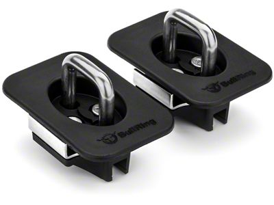 Flush Fit Retractable Tie Down Anchors; Front or Middle; Set of Two (99-16 F-350 Super Duty)