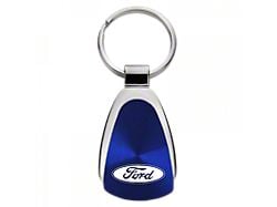 Ford Teardrop Key Fob; Blue