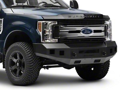 Fortis Front Bumper; Textured Black (17-22 F-350 Super Duty)