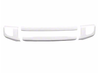 Front Bumper Cover with Fog Light Openings; Gloss White (20-22 F-350 Super Duty)