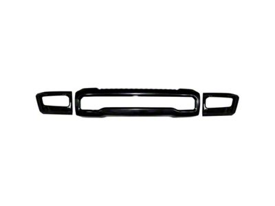 Front Bumper Cover; Gloss Black (23-24 F-350 Super Duty)