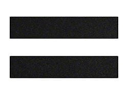 Front Door Sills Accent Trim; Black (11-16 F-350 Super Duty)