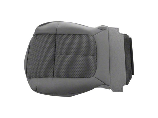 Front Driver Side Seat Cover; Steel Gray (11-13 F-350 Super Duty w/ Bench Seat)