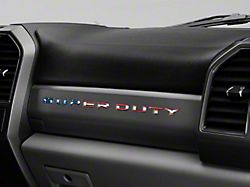 Glove Box Insert Letters; American Flag Edition (17-22 F-350 Super Duty)