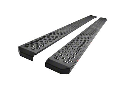 Westin Grate Steps Running Boards; Textured Black (11-16 F-350 Super Duty SuperCrew)