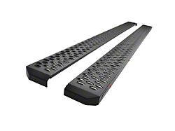 Westin Grate Steps Running Boards; Textured Black (17-24 F-350 Super Duty SuperCrew)