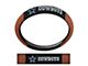 Grip Steering Wheel Cover with Dallas Cowboys Logo; Tan and Black (Universal; Some Adaptation May Be Required)