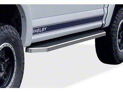 H-Style Running Boards; Polished (17-24 F-350 Super Duty SuperCrew)