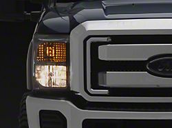 Factory Style Headlights; Chrome Housing; Clear Lens (11-16 F-350 Super Duty)