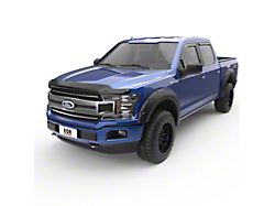 EGR In-Channel Window Visors; Front and Rear; Dark Smoke (17-25 F-350 Super Duty SuperCab)